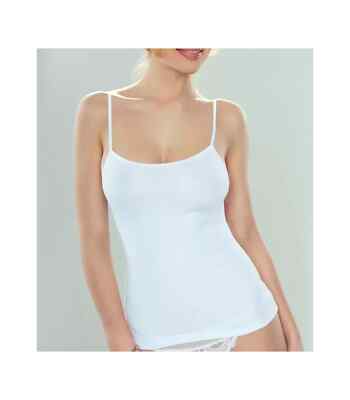 2-4-8 Pack Damen Unterhemden Trägertop Trägerhemd Spaghettiträger Baumwolle K-33