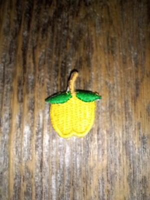 New Apple Tiny Yellow Patch - Mini Orchard Green Stem Fruit Farmers Market Item