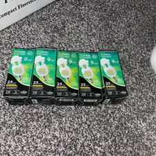 Pack Of 5 ProLume Ultra Compact T2 Mini Spiral  25W replacement CFL Bulb,