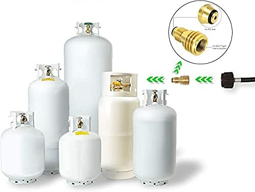 Konvertiert Propan LP TANK POL Serviceventil in QCC (Typ 1) Auslass Messing Adapter - Bild 2 von 8