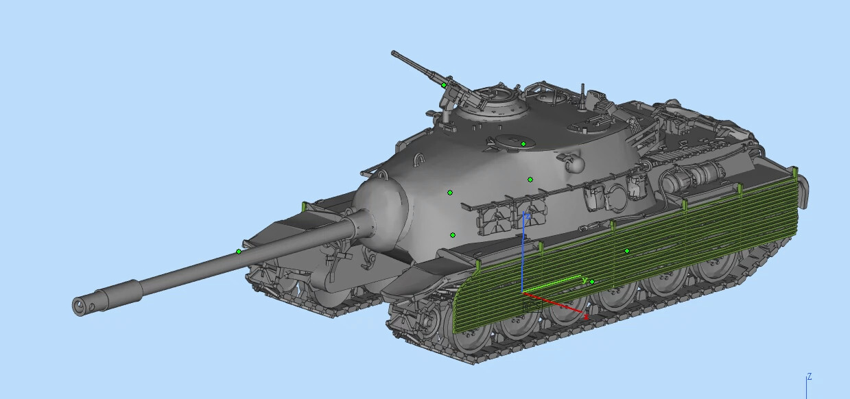 3D Printed 1/72/35 U.S. TS5 Tank Destroyer Unpainted Model Kit NEW