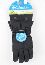 Columbia Unisex Kids Gloves Core III Gloves Ski Snow Solid Black Fleece Lined