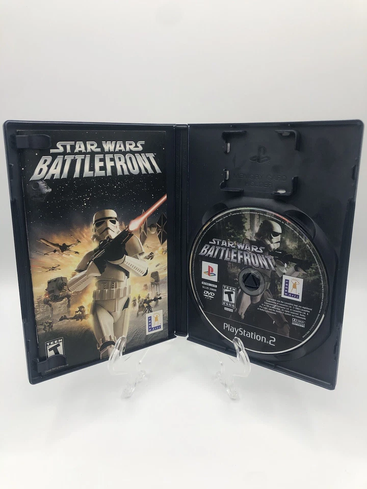 Star Wars Battlefront PS2 PlayStation 2 CIB Complete w/ Manual Reg Card Tested - Image 2 of 4