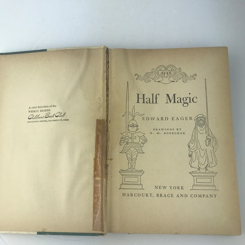 Half Magic Edward Eager First Edition 1954 Hardcover - Picture 4 of 7
