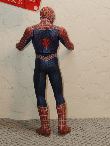 Raro 2007 Spider-Man 3 Máscara Desgarrada/Abierta Suave Marvel Figura de Acción Bandai con Etiquetas 6" - Imagen 2 de 24