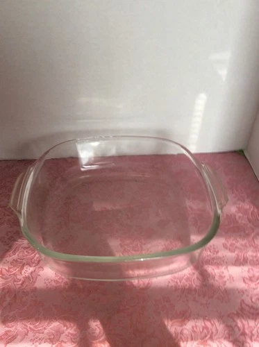 Vintage Anchor Hocking Fire King 3 Qt #449. CLEAR Glass Baking Dish