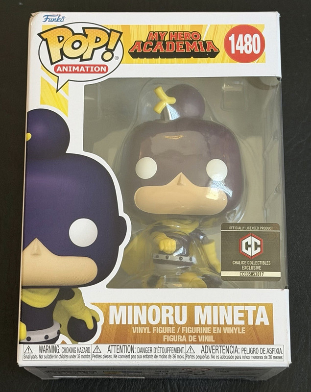 Funko Pop! Animation My Hero Academia Minoru Mineta #1480 Chalice Exclusive