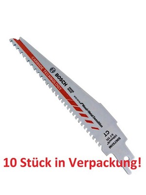 Bosch Säbelsägeblatt S 967 XHM Endurance for Wood and Metal Demolition 10 Stück