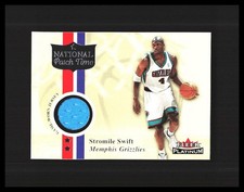 2001-02 Stromile Swift Patch Fleer Platinum National Patch Time Grizzlies