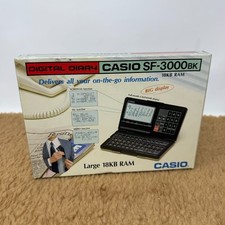 VTG Casio SF-3000 BK Digital Diary Super Memory Computer Handheld w/ Box