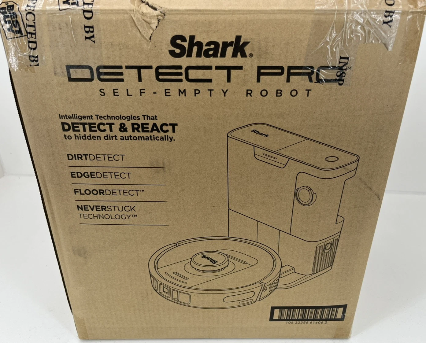Shark RV2820AE Detect Pro Robot Vacuum Wi-Fi Self-Empty HEPA Clean Black/Bronze
Opens in a new windo