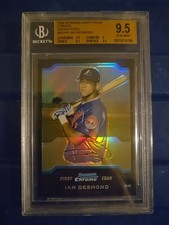 2004 Bowman Chrome Draft Refractor BDP41 IAN DESMOND Rookie RC BGS 9.5 Gem Mint
