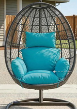 Outdoor Egg Chair Cushion with Water-Repellent  Fade-Resistant Sealed