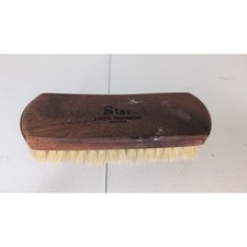 Vintage Star Wood 100 horsehair shoe shine brush, primarily used for shoe care