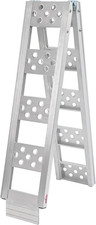 1PC 6FT Folding Aluminum Motorcycle Ramp, 440 Lbs Capacity, 8" Wide Portable Dir