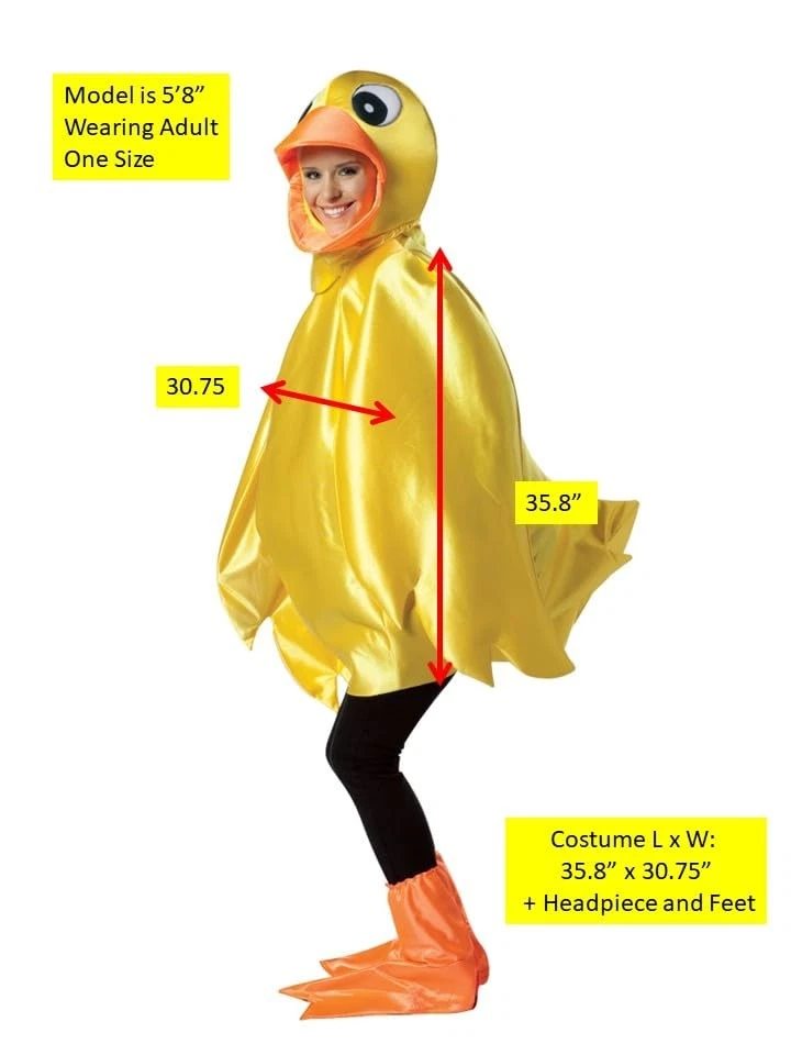 Ducky Adult, Yellow, One Size - Image 4 of 4