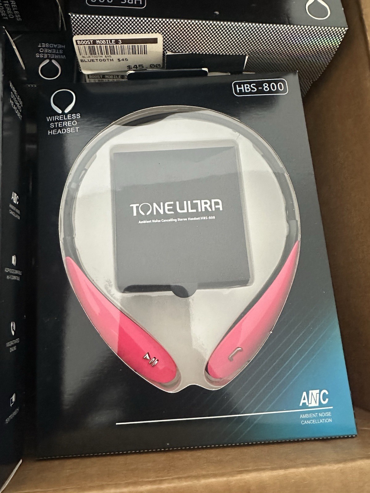 Tone Ultra HBS-800 Wireless Stereo In-Ear Headsets Pink New