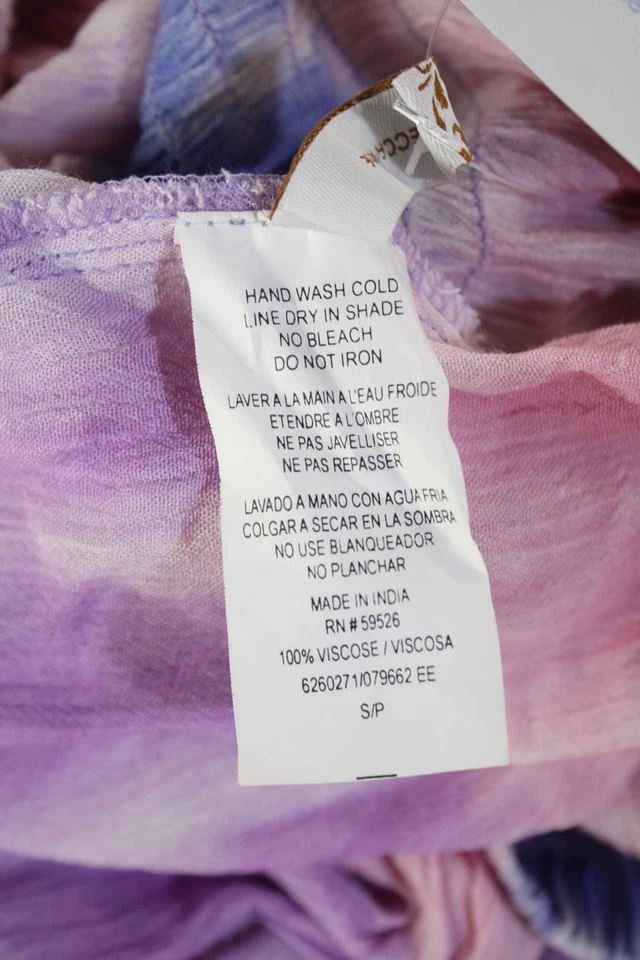 Vestido maxi de verão feminino Becca by Rebecca Virtue rosa sem mangas viscose tamanho P - Imagem 4 de 4