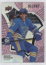 2021-22 Upper Deck Allure Pink Leopard David Perron #17 h8c