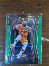 2024-25 Panini Select green stars prism Lebron James Mez Level 