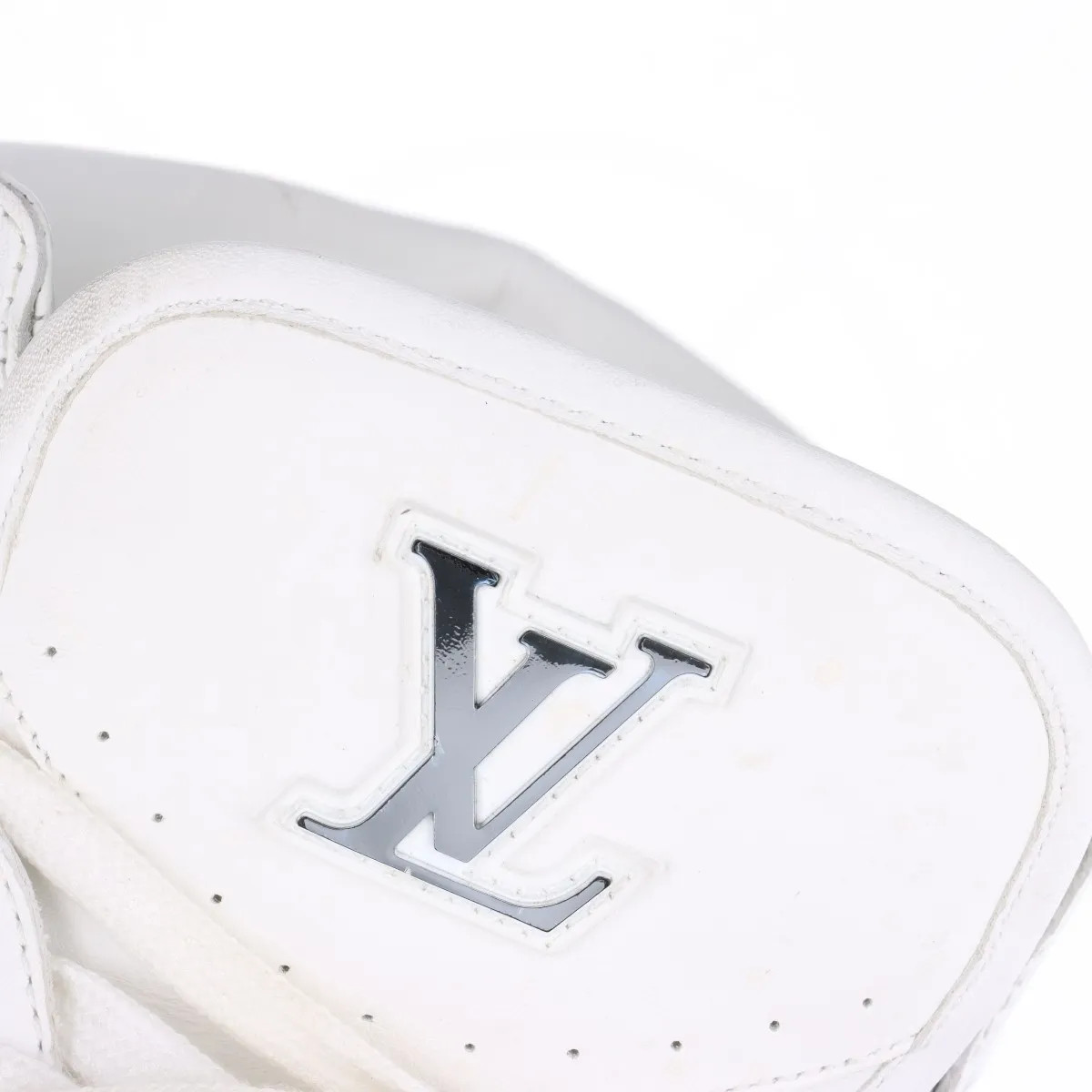 Louis Vuitton Rivoli line 21 years Leather Sneakers 7 Men's White FA0231 Monogra thumbnail 19