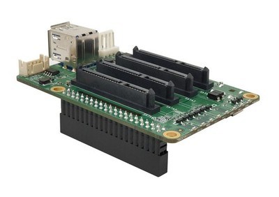 Raspberry Pi 4 SATA HAT Quad NAS Board via Network Storage 181718