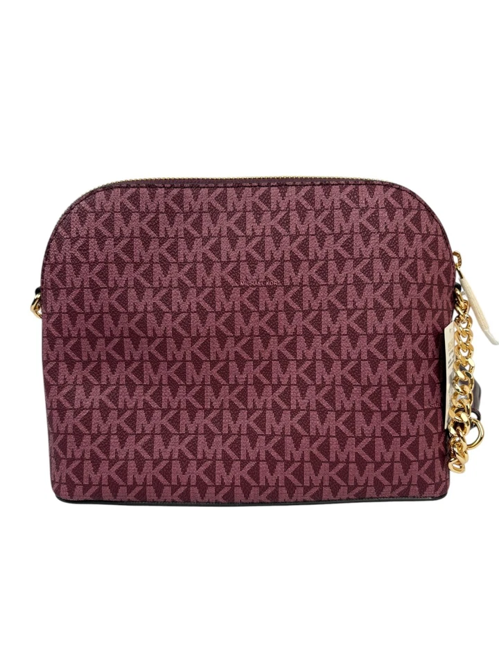 Bolsa tiracolo Michael Kors jet set viagem logotipo médio cúpula - Imagem 4 de 4