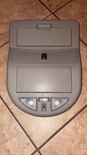 08-15 Nissan Titan Overhead Roof Console Compartment Light Gray Window Slide OEM