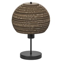 Tischleuchte Ledvance Decor Cardboard Ball E27 260Mm Braun Wellpappe Nachhaltig