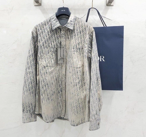 Dior Limited Edition Oblique Wash Denim Jacket 043D5840328X - Picture 7 of 7