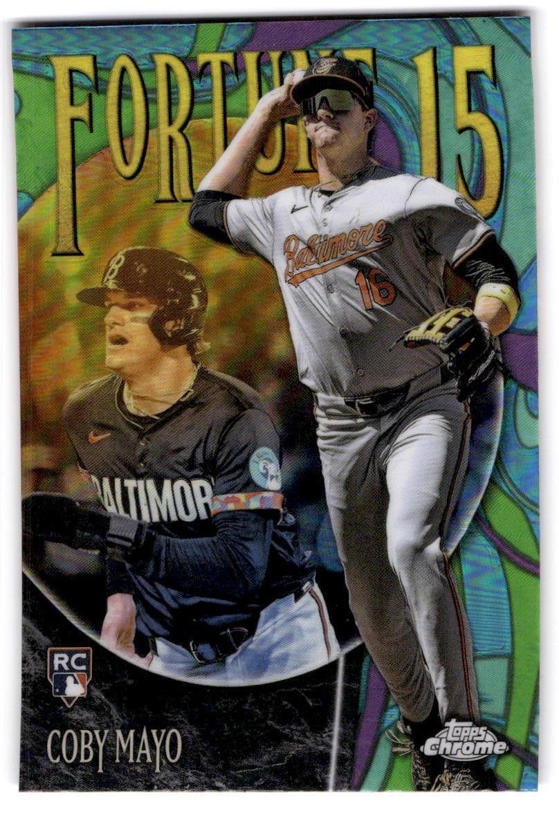 2025 Topps Chrome - Fortune 15 #F15-12 Coby Mayo