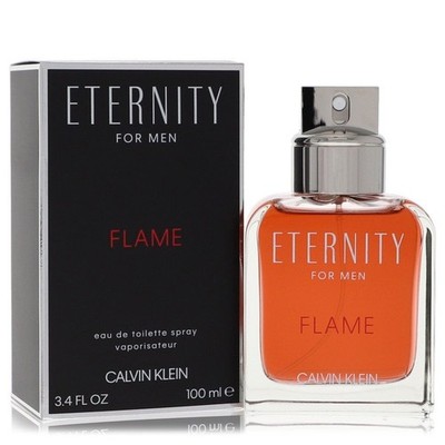   Eternity Flame by Calvin Klein Eau De Toilette 3.4 oz for Men  