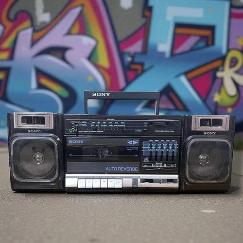 Vintage Sony CFS-1010 Boombox Radio Cassette-Corder Auto Reverse EQ AM/FM