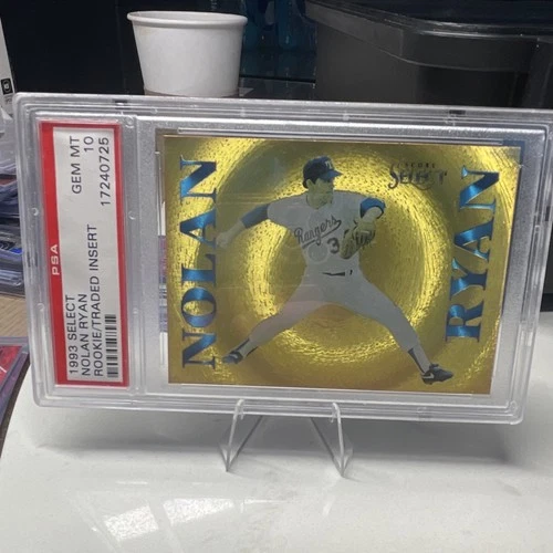 Score Select 1993 Rookie & Traded Nolan Ryan Insert PSA 10 Texas Rangers
