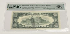 1969B $10 Offset Printing Error Federal Reserve Bank Note PMG GEM UNC 66 Fr#2020