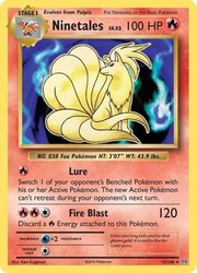 Ninetales 15/108 Holo Rare XY Evolutions