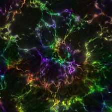 Rainbow Lightning 23 - 20" x 38" Hydrographic Film Hydro Dipping