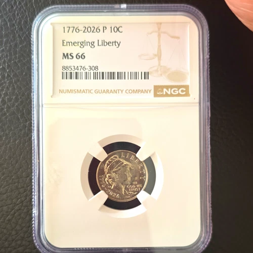 2026-P Roosevelt Dime — photo from another recent sale