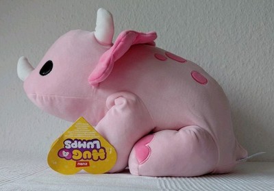 Zuru Hug-A-Lumps Doris Dinosaur Triceratops Weighted Plush Pink NEU mit Etikett 