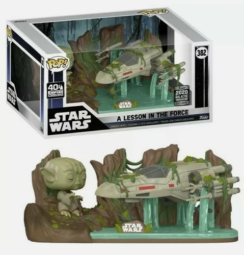 Funko Pop 2020 Star Wars Celebration Exclusive Yoda X-Wing A LESSON IN THE FORCE