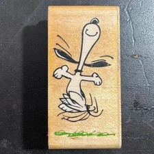 Peanuts Lucy & Snoopy Rubber Stamps A398-D & A 408-C Wood Mount - Choice