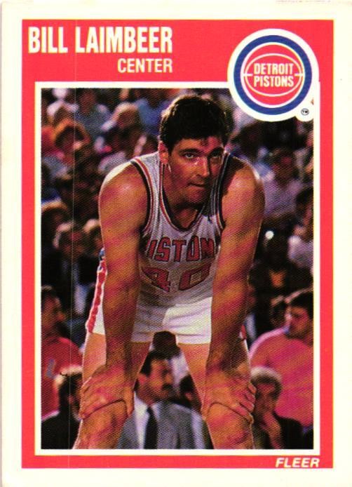 1989-90 Fleer #48 Bill Laimbeer