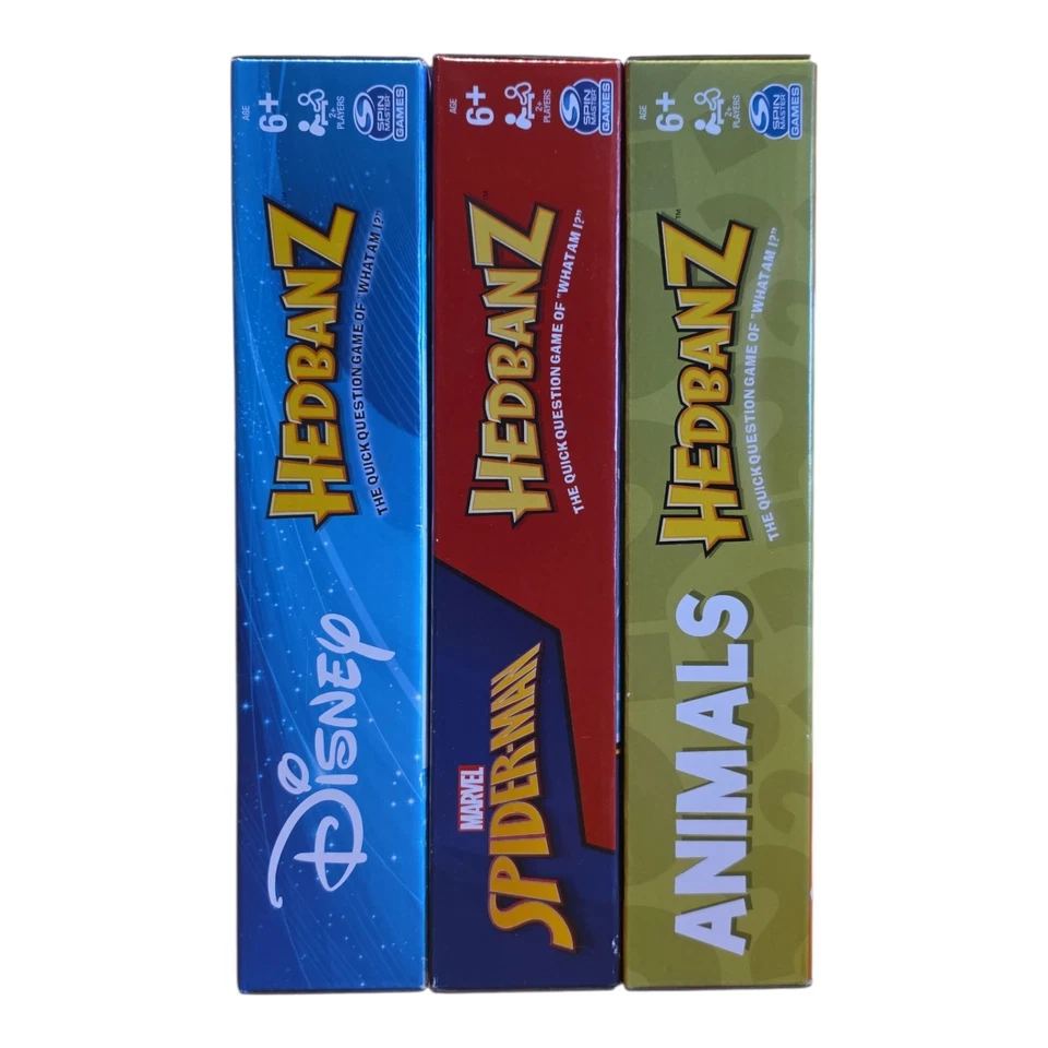 HEDBANZ Disney, Spider-man, & Animals- All 3 Spin Master Games Family Kids Gifts - Image 4 of 4