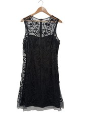 NIENTE Abito da cocktail Donna Abito Taglia IT 44 nero elegante