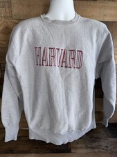 VTG Champion Original Reverse Weave Harvard Crewneck Sweater Men's Size Large L