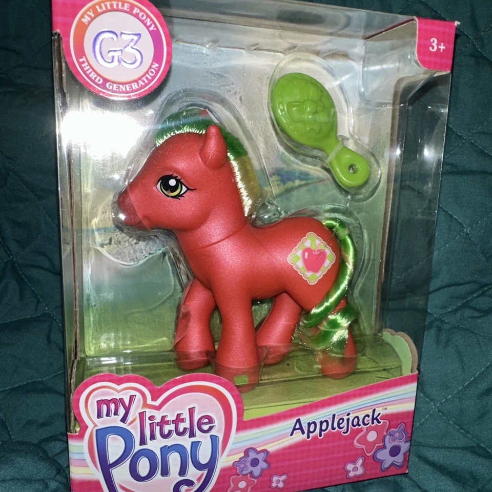 My Little Pony 2019 Basic Fun G3 Applejack MIB Retro - Image 2 of 4
