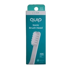 Quip Sonic Soft Replacement Brush Head for Electric Toothbrush Compatible – 1 Ct