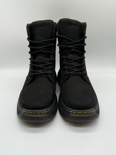 Botas de Combate Dr. Martens Crewson Negras Nubuck Con Cordones Para Hombre Talla 9 Para Mujer 10 - Imagen 3 de 7