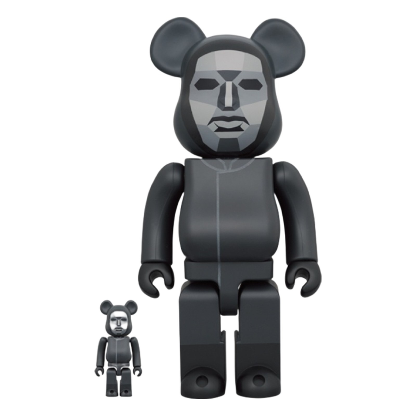 Bearbrick x Squid Game Frontman 100% & 400% Set Medicom Toy Be@rbrick Figure