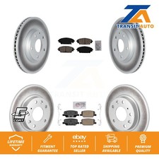 Front Rear Ceramic Pads And Coated Disc Brake Rotors Kit For Mazda CX-30